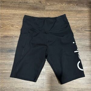 Calvin Klein Performance Black Bike Shorts with Pocket